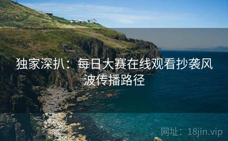 独家深扒：每日大赛在线观看抄袭风波传播路径